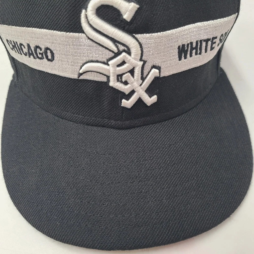 Chicago White‎ Sox Hat Snapback New Era 9Fifty Black White MLB Baseball Wool Men